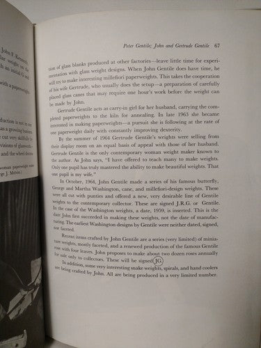 American Glass Paperweights and Their Makers By Jean Melvin -1966 -1st Ed -HCwDJ