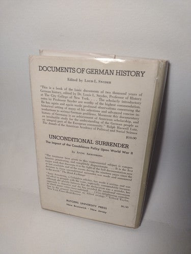GERMANY UNDER DIRECT CONTROLS by Nicholas Balabkins -1964 -Hardcover -History