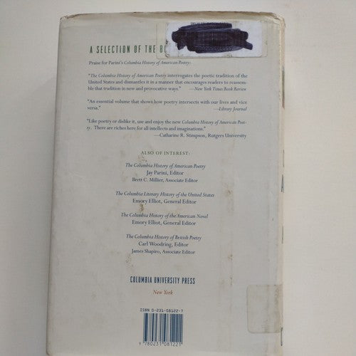 The Columbia Anthology of American Poetry by Jay Parini (1995, Hardcover).