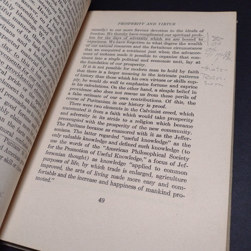 The Irony of American History by Reinhold Neibuhr -1952 -Hardcover -US HISTORY
