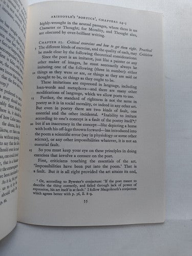 Aristotle On The Art Of Fiction: English Translation Of The Poetics, L. J. Potts