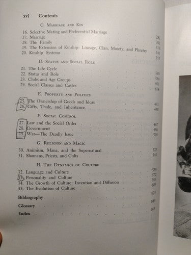 Man In The Primitive World by Adamson Hoebel -1957 -HCnoDJ -2nd Edition