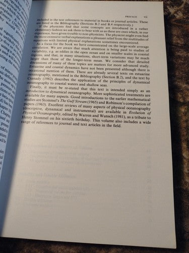 Introductory Dynamical Oceanography: 2nd Edition by Stephen Pond -Paperback 1983