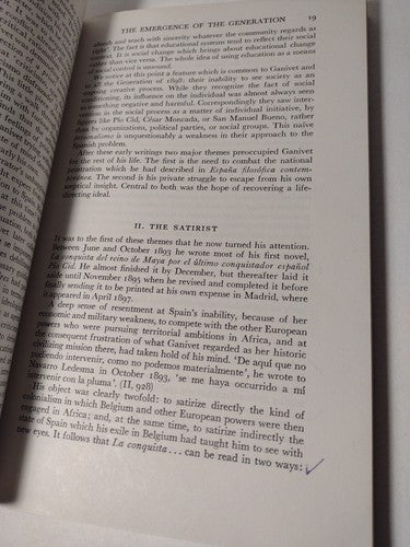 The Generation of 1898 in Spain by Donald Shaw -Paperback -1975 -Spain History
