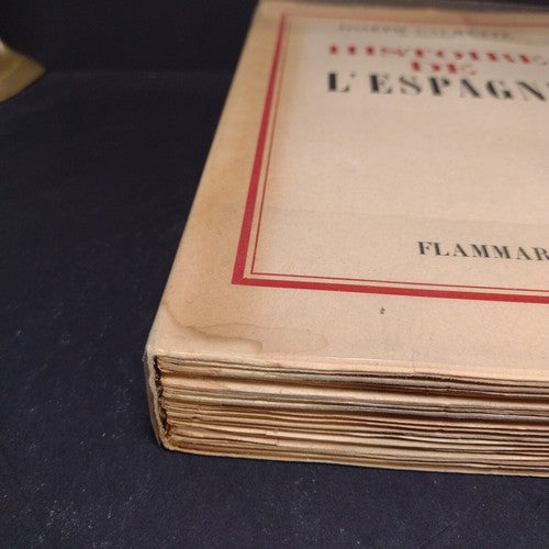Histoire De L'Espagne, Joseph Calmette -Paperback 1947 -French History