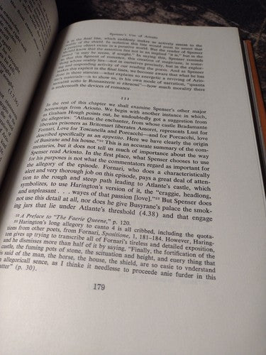 THE POETRY OF THE FAERIE QUEENE by Paul J. Alpers -1969 Hardcover Vintage Poetry