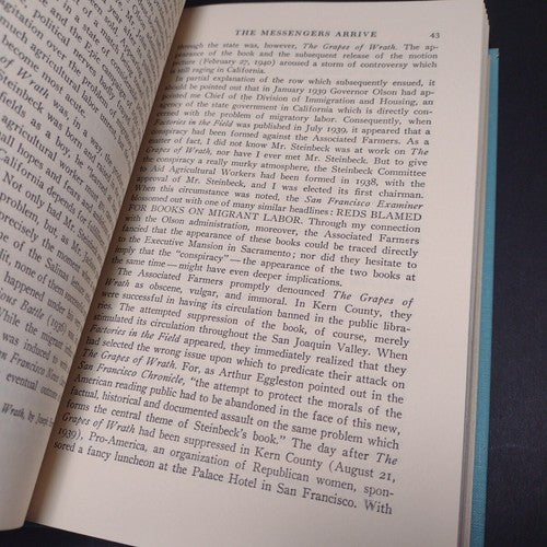 Ill Fares The Land: Migrants and Migratory Labor in the United States -HC 1967