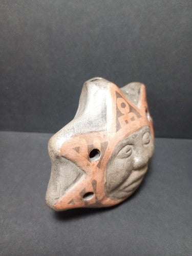 Taller Amerindio Clay Ocarina, Signed By Artist, Crafted In Chile