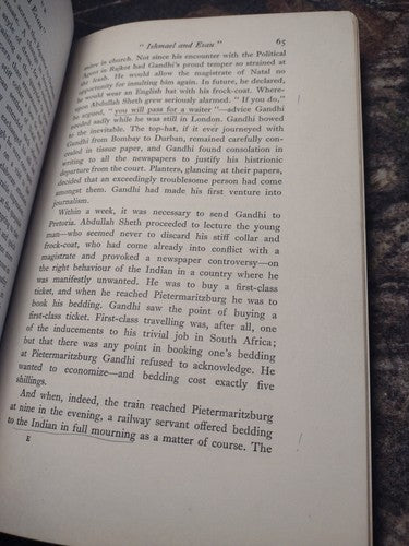The Tragedy of Gandhi by Glorney Bolton -1st Publishing -Hardcover 1934 -Vintage