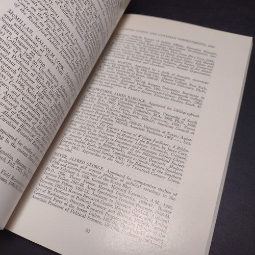 John Simon Guggenheim Memorial Foundation 1963 and 1964 Reports of the President