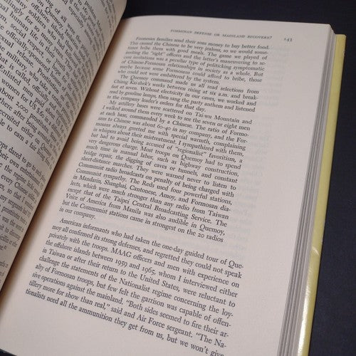 The Politics of Formosan Nationalism by Douglas Mendel -1970 -Hardcover -China