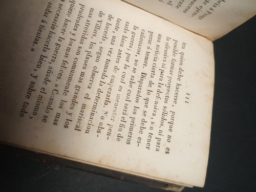 Maximas Militaries De Napoleon 1828 Rare Ex libris Echegaray Leather Hardcover
