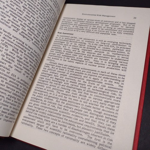 Energy Risk Management by G. T. Goodman -1979 Hardcover -Science & Engineering