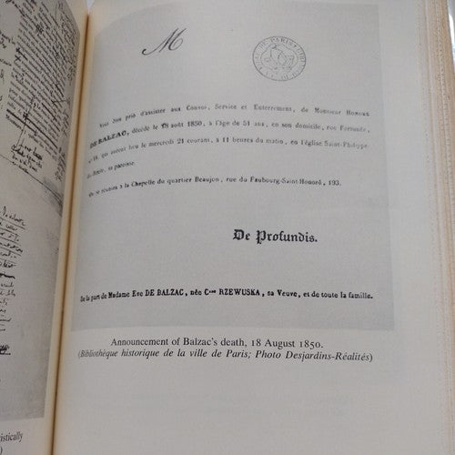 Prometheus The Life of Balzac Andre Maurois Hardcover Dust Jacket First Edition