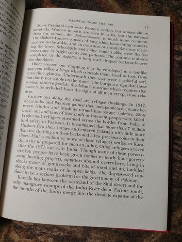 The Land and People of Pakistan by Robert Lang -Signed by Author -Hardcover 1974