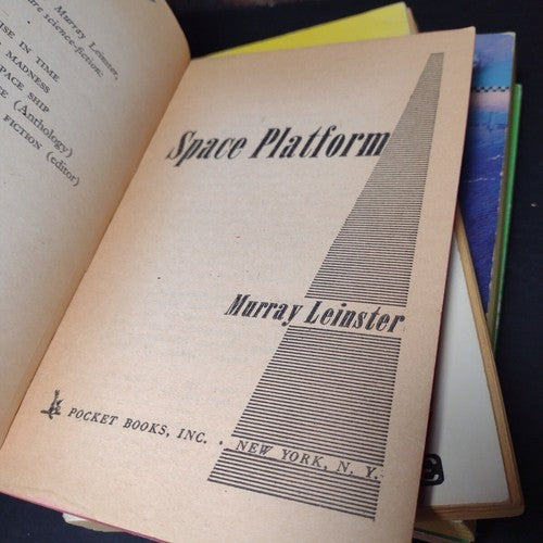 Science Fiction Paperback Bundle -6 Books -Space Platform, Tomorrow's Gift...