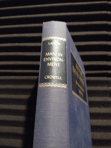 Man In Environment, By Paul H. Landis (1949) 1 St Edition HC Thomas Y Crowell co