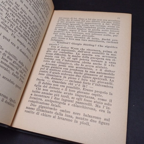 la Benda Caduta, Berta Ruck -Italian -Hardcover -1954 -Vintage Romance