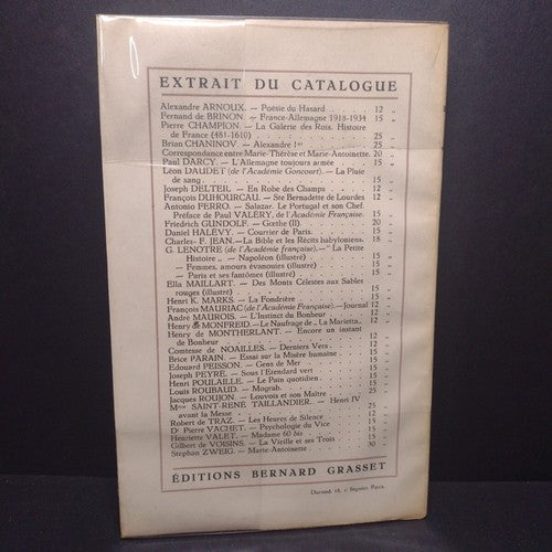 Vauban, Daniel Halevy -1924 French Paperback -Ex libris Copy