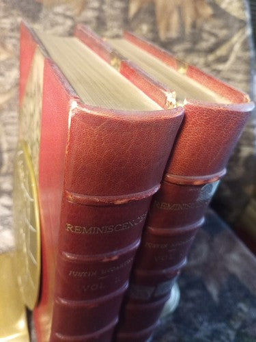 Justin McCarthy REMINISCENCES 2 Volume Set Chatti Windus 1899