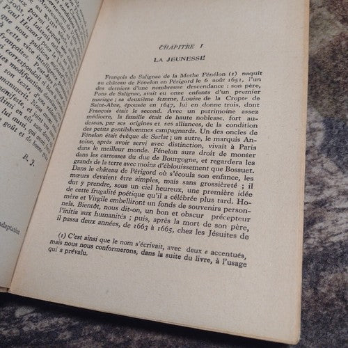 Knowledge of the Letters: Fenelon The Man and the Work by Ely Carcassonne -1946