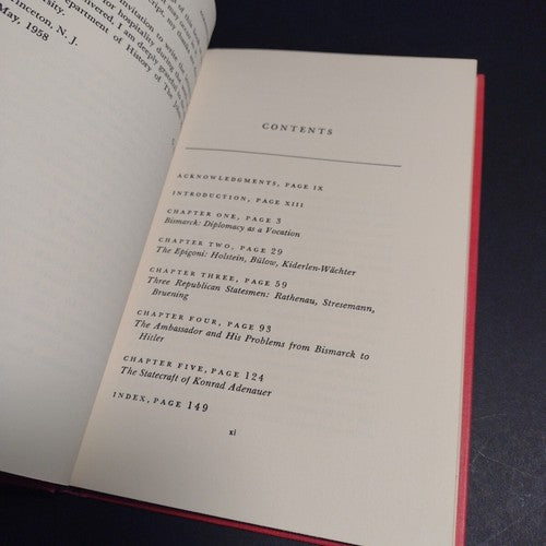 From Bismarck to Adenauer: Aspects of German Statecraft by Gordon Craig -1962 HC