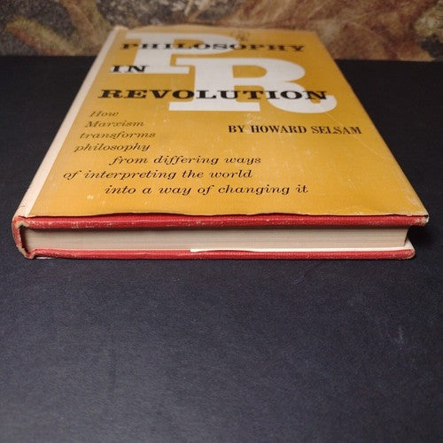 Philosophy in Revolution by Howard Selsam -Hardcover -1957 -Vintage Politics.