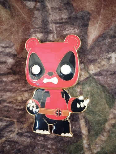 Marvel 3 Inch Funko POP Pin | Panda Deadpool Official Licensed Used