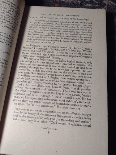 Nineteenth Century Studies: Coleridge to Matthew Arnold by Basil Willey 1949 HC