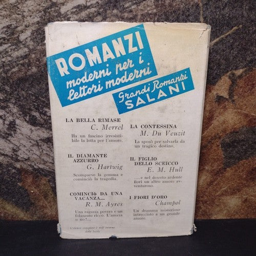la Benda Caduta, Berta Ruck -Italian -Hardcover -1954 -Vintage Romance