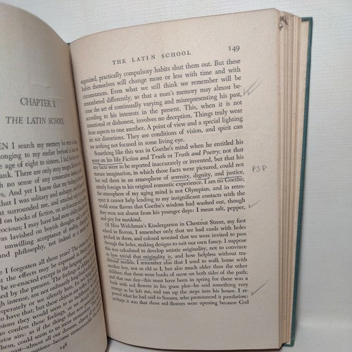 PERSONS AND PLACES: The Background of My Life By George Santayana 1944 Hardcover