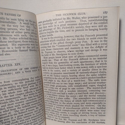 The Posthumous Papers Of The Pickwick Club By Charles Dickens -Undated -HC no DJ