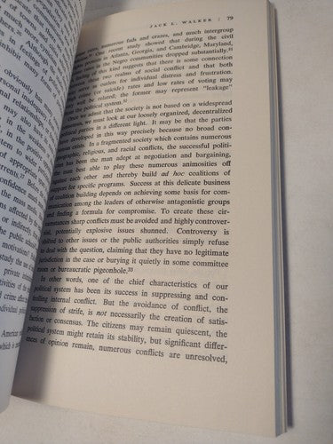 Controversy: Political Elites in a Democracy by Peter Bachrach -1978 -Paperback