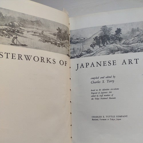Masterworks of Japanese Art, Charles S Terry, 1956, 7th printing 1960 - HB DJ