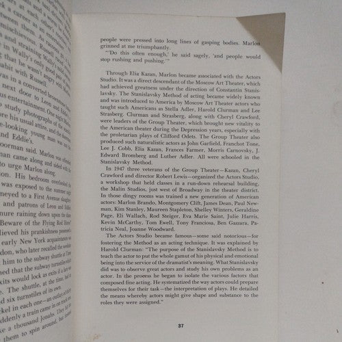 Marlon, Portrait of the Rebel As an Artist by Bob Thomas 1973 first edition