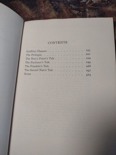 The Prologue and Four Canterbury Tales by Chaucer, Edited by G. Gerould 1935 HC