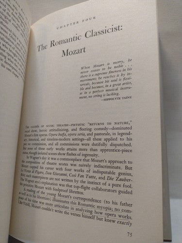 The Splendid Art of Opera: A Concise History by Ethan Mordden -1980 -HCwDJ -1st