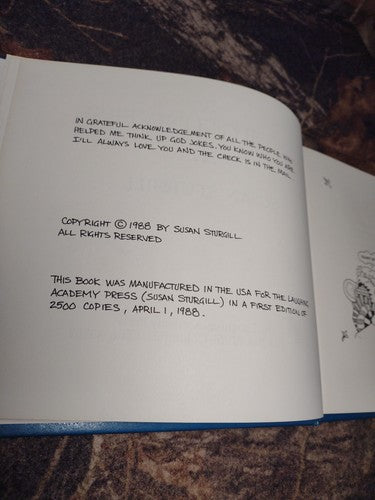 The History of the Universe: Volume 1 by Susan Sturgill -Signed by Author 1988