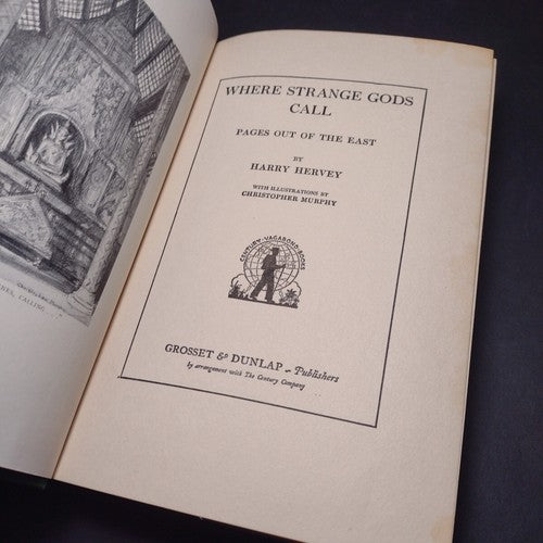 Where Strange Gods Call by Harry Hervey -Hardcover -1924 -Illust. -Science Fic
