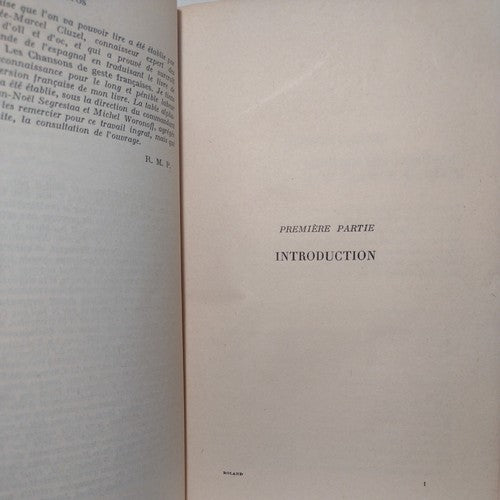 La Chanson De Roland Et La Tradition Épique Des Francs, Ramón Pidal -2nd Ed 1960