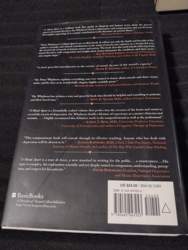 A Mood Apart by Whybrow, Peter C., Hardcover, Used - Very Good 1st edition