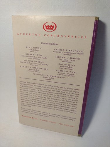 Controversy: Political Elites in a Democracy by Peter Bachrach -1978 -Paperback