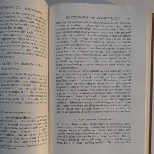 An Introduction to Sociology Ernest R. Groves 1932 Hardcover  Rev 1st Printing