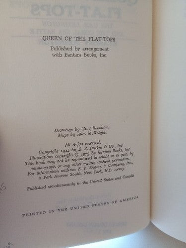Queen of the Flat-Tops Specially Illustrated Edition Stanley Johnston 1979 WW2