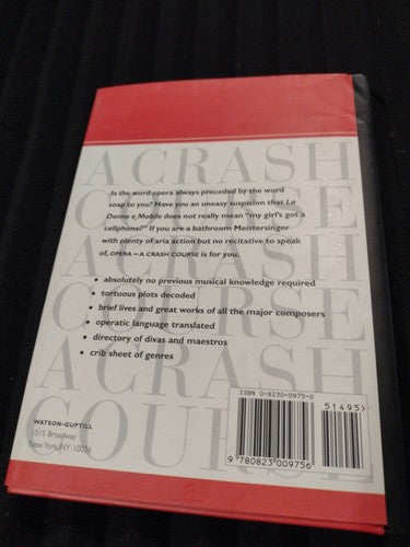 Crash Course Ser.: Opera : A Crash Course by Stephen Pettitt (1998, Hardcover)