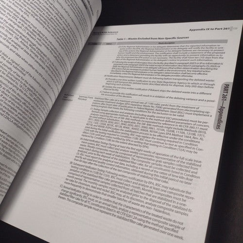 McCoy's RCRA Reference 2009 Edition -Softcover Reference Book