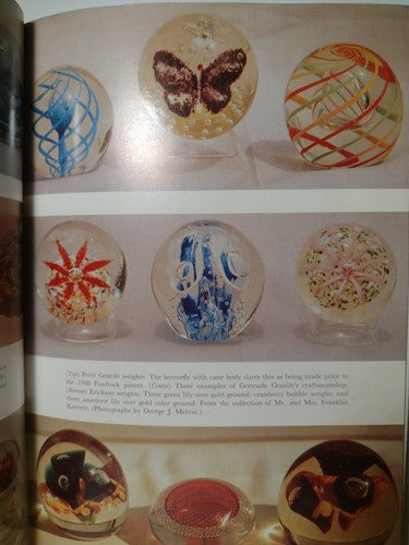American Glass Paperweights and Their Makers By Jean Melvin -1966 -1st Ed -HCwDJ