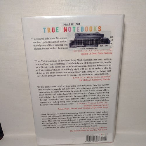 True Notebooks: A Writer's Year at Juvenile Hall by Mark Salzman -2003 1st Ed HC