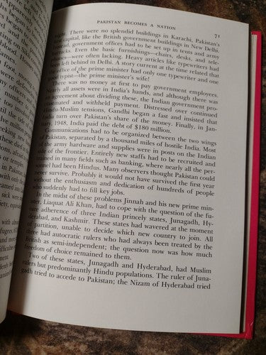 The Land and People of Pakistan by Robert Lang -Signed by Author -Hardcover 1974