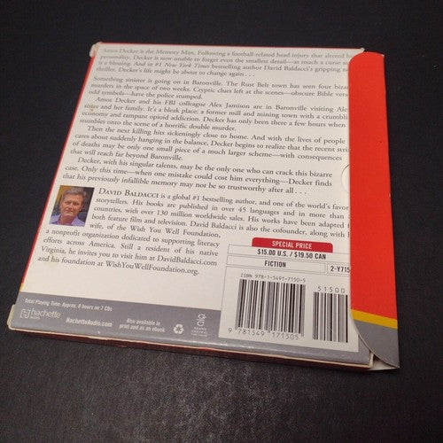 The Fallen by David Baldacci, 2018 Audiobook (7 Disks) English
